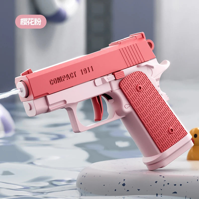 Summer Fully Water Gun Rechargeable Long-Range Continuous Firing Space Party Game Splashing Kids Toy Boy Gift