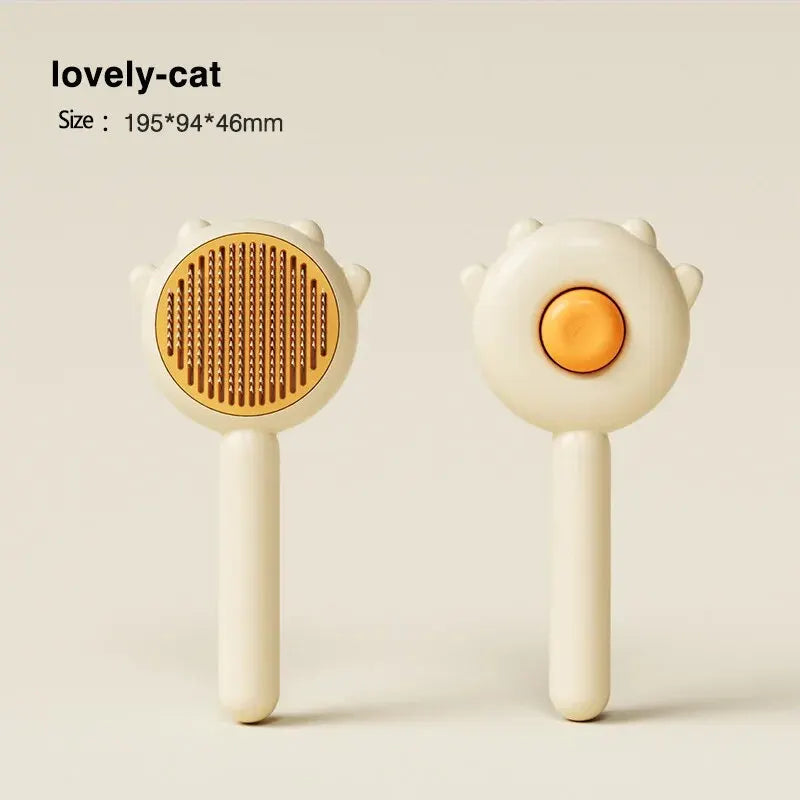 Pet Comb One-Key Hair Removal Cleaning Brush Magic Massage Grooming Needle Scratcher For Cat Dog Cleaning Care Supplies