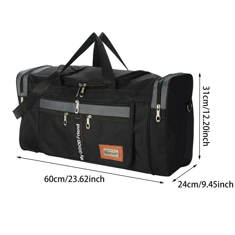 Travel Bag Large Capacity Handbag Portable Outdoor Carry Luggage Convenient Practical Male's Weekend Duffle Bags