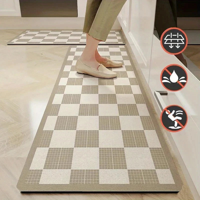 Kitchen Door Steps Water-Absorbing Oil-Absorbing Non-slip Foot Mats Diatomite Bathroom Water-Absorbing Floor Mats