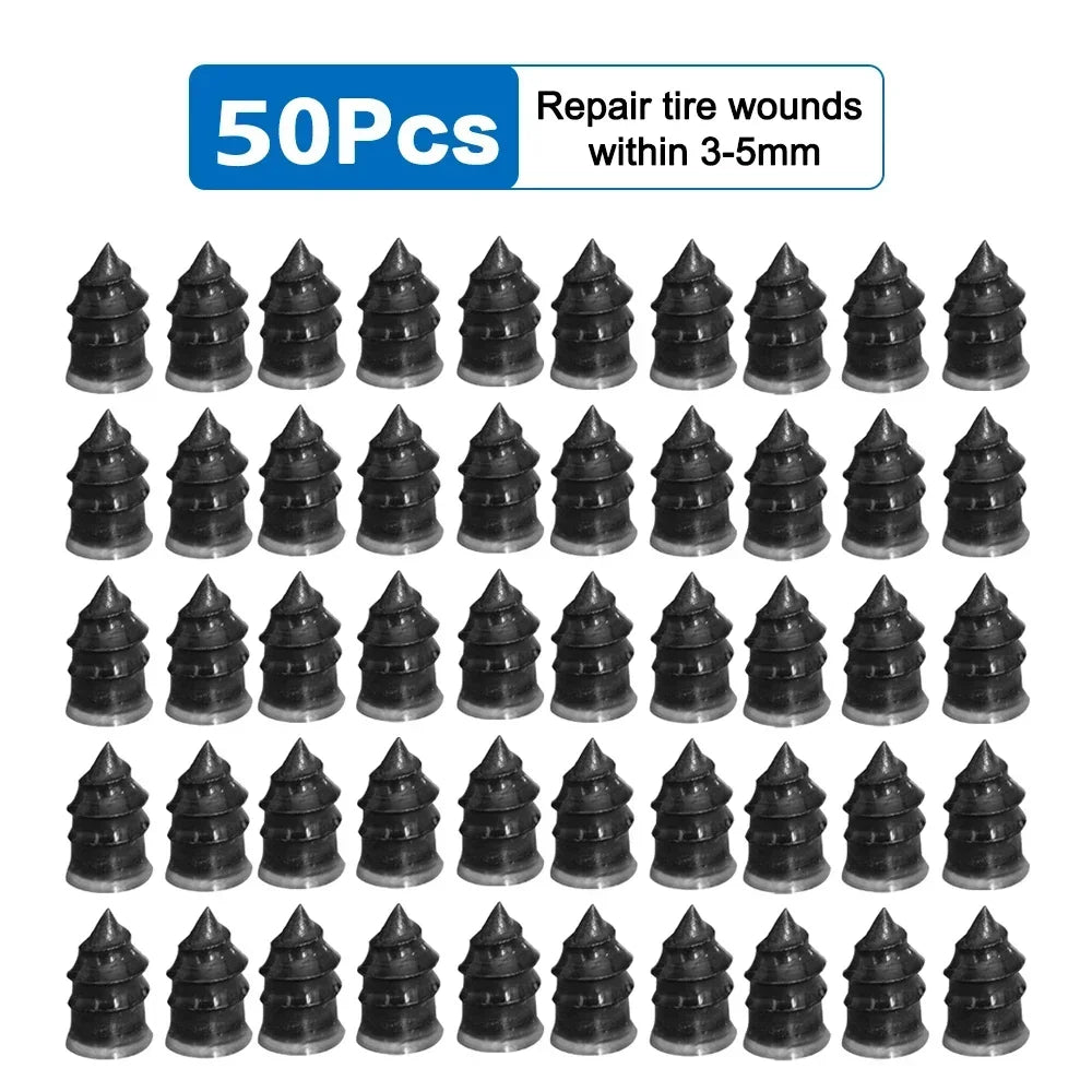 Revitalize Your Ride with the Ultimate Tire Puncture Repair Nail Kit - Perfect for Cars, Motorcycles, Scooters & Bikes!