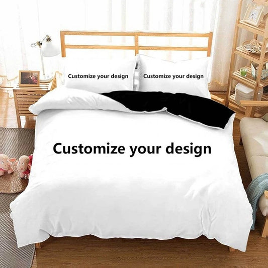 New Custom Bedding Set Customized 3D Printed Duvet Cover Sets with Pillowcase Twin Full Queen King Size POD Dropshipping