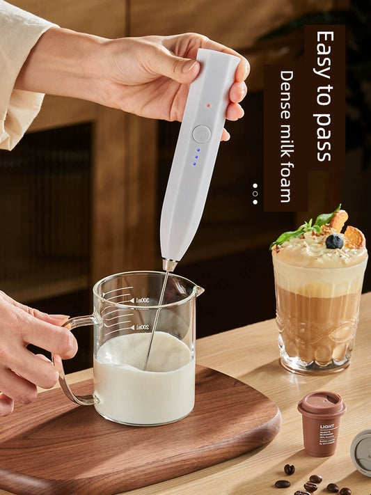 Milk Frother Electric Stirring Rod Coffee Frother Milk Frother Blender Cream Milk Frother Handheld Blender