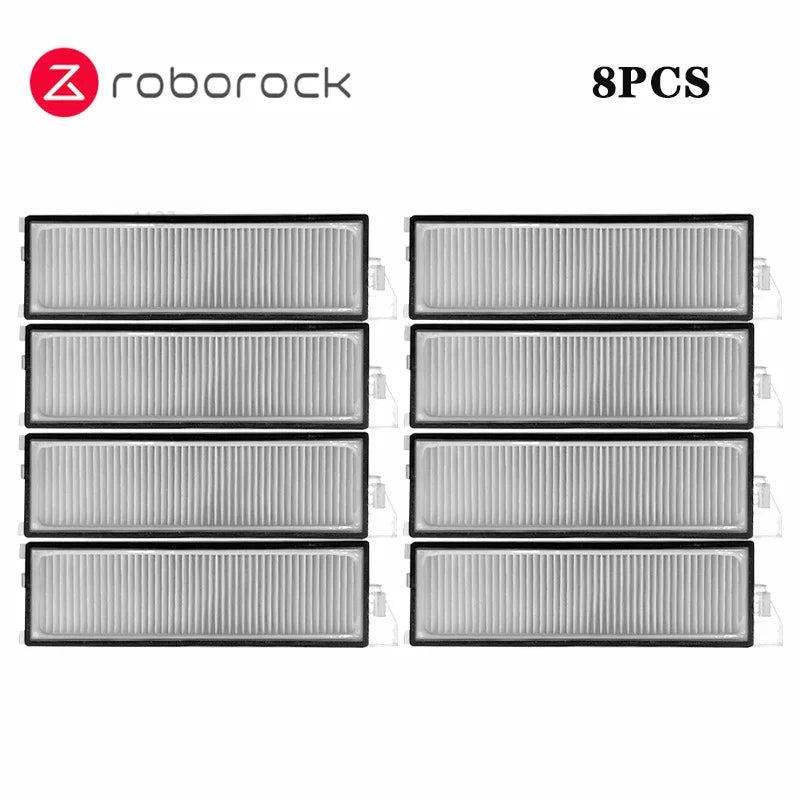 Roborock S8 MaxV Ultra Robot Vacuum Spare Parts Main Side Brushes Mop Cloths HEPA Filters Dust Bags Accessories