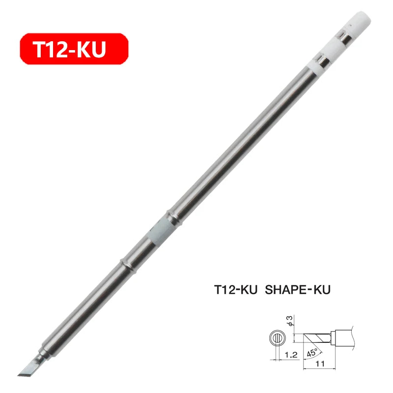 1pc T12 Soldering Iron tips Replacement Various models of Tip Electric Soldering Iron Tip T12- D4  D52 J02 JS02 BC3 CF4 KF KL