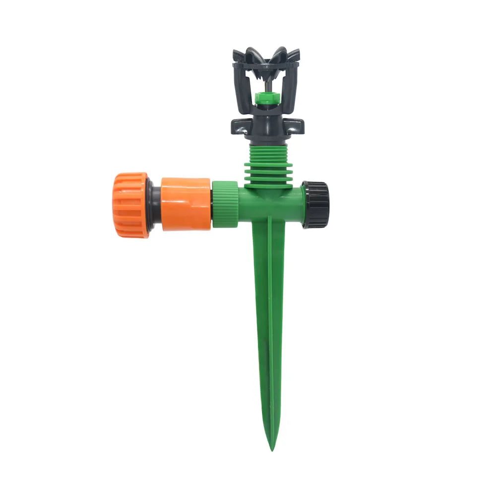 Garden Lawn Rotating Sprinkler 1/2" Male Thread Scattering Nozzle 360 Degree Automatic Rotating Watering Irrigation Sprinklers