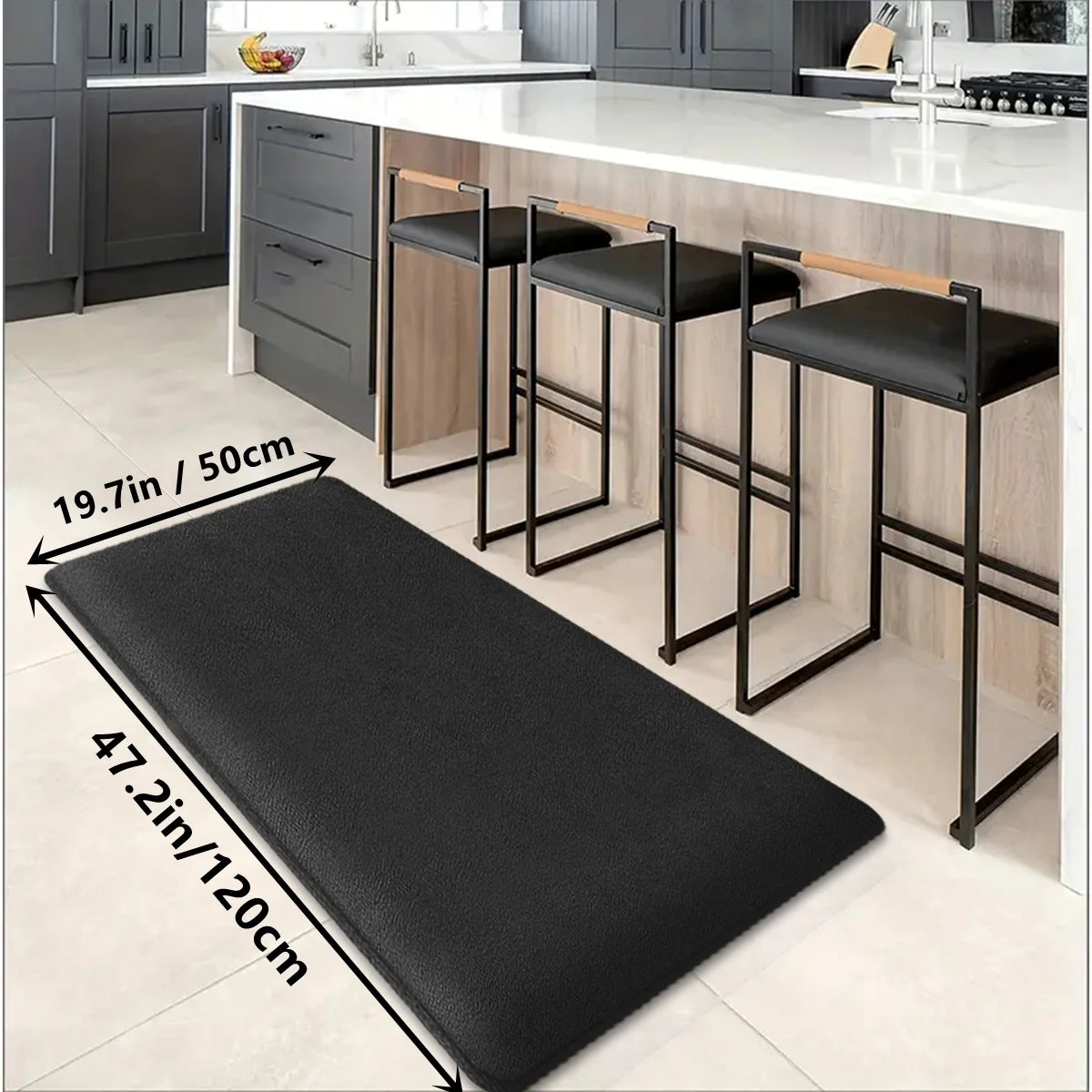 1pc Big kitchen carpet soft kitchen mat anti slip floor mat water absorbent bathroom mat bedroom mat home decoration