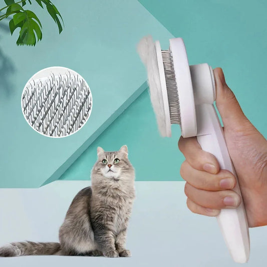 Pet Cat Brush Comb Hair Removes Dog Hair Comb For Cat Dogs Grooming Care Remove Floating Hair Cleaning Bath Brush Pet Supplies