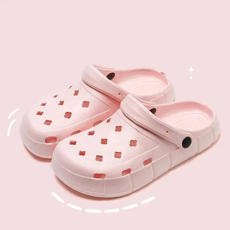 Clogs Women Sandals Summer Casual EVA Lightweight Outdoor Women's Shoes Anti Slip Thick Sole Beach Slides Couple Garden Shoes