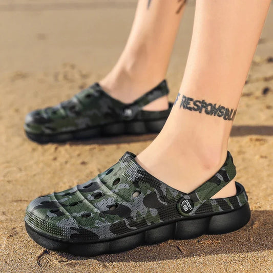 2023 Beach Sandals Men fashion Fishing Sandals EVA Summer Garden Clogs Men Sandal Outdoor Sports Slippers Zapatos Hombre Size 45