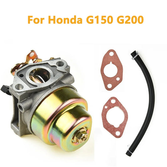 4PCS New Carburetor Set Part Carburetor Gasket With Hose For HONDA G150 G200 Engines Metal Repair Kit