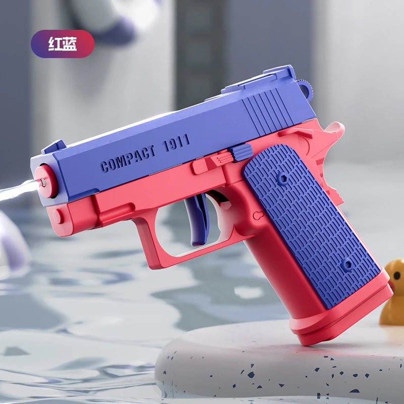 Summer Fully Water Gun Rechargeable Long-Range Continuous Firing Space Party Game Splashing Kids Toy Boy Gift