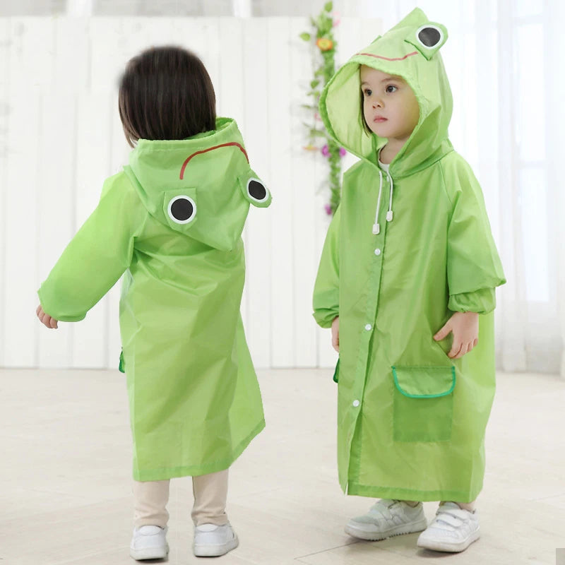 Raincoat Kids Cartoon Animal Style Waterproof Kids Raincoat Baby Raincoat for Children Rain Coat Rainwear Rain Coat Kids