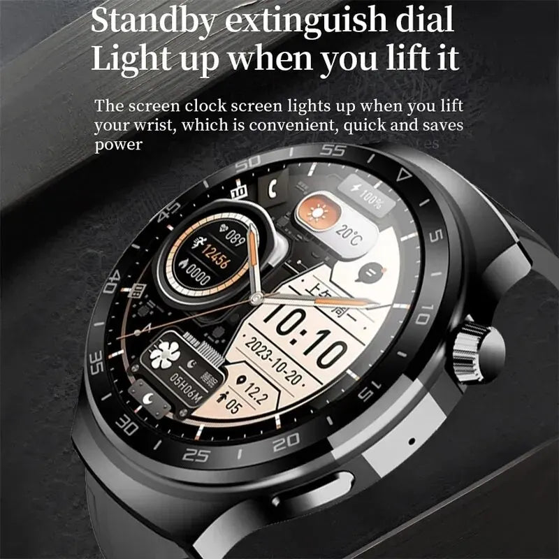 Ola Esporte For GT3 Pro Smart Watch Men 390*390 HD Screen Heart Rate Bluetooth Calls IP67 Waterproof Sport SmartWatch DIY Faces