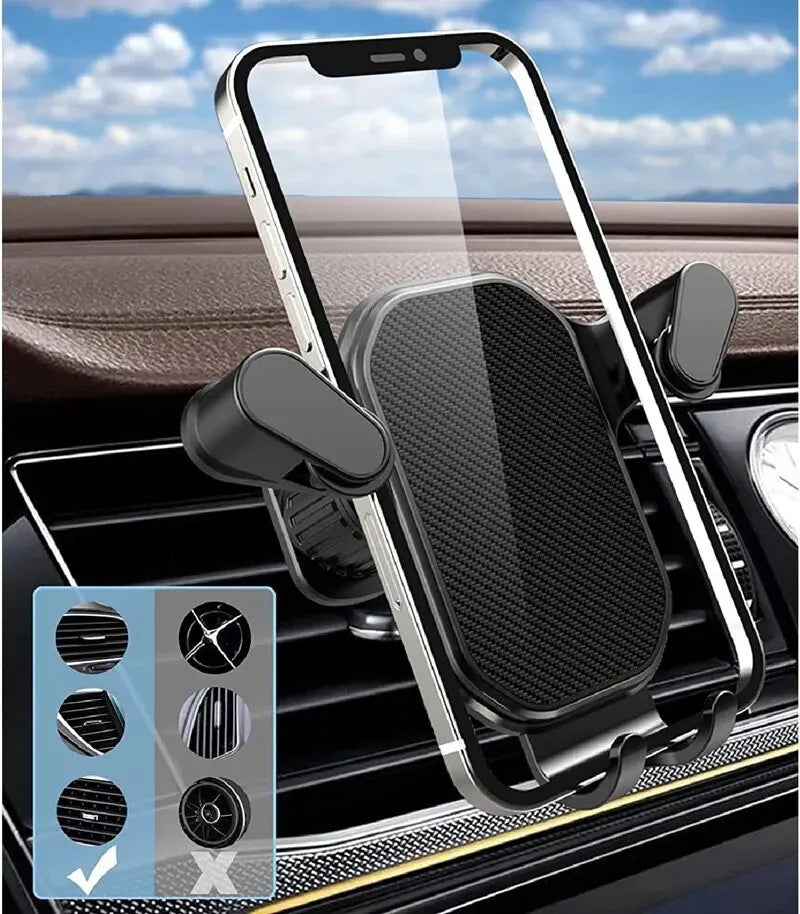 Car Phone Holder Stand Air Vent Gravity Car Mount GPS Smartphone Mobile Cell Support In Car Bracket for iPhone Samsung Xiaomi LG