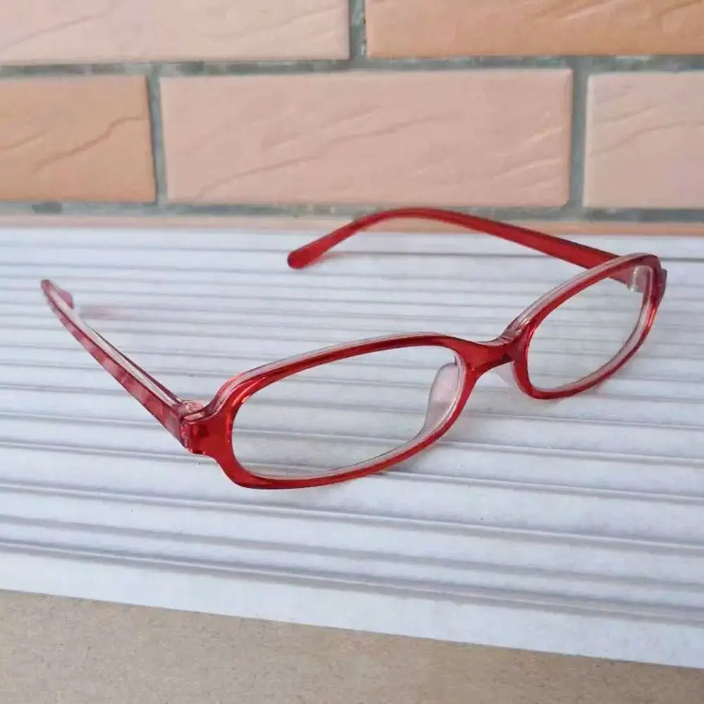 Y2K Women Retro Small Square Frame Glasses Ultralight Decorative Eyewear Eye Protection Computer Eyeglasses