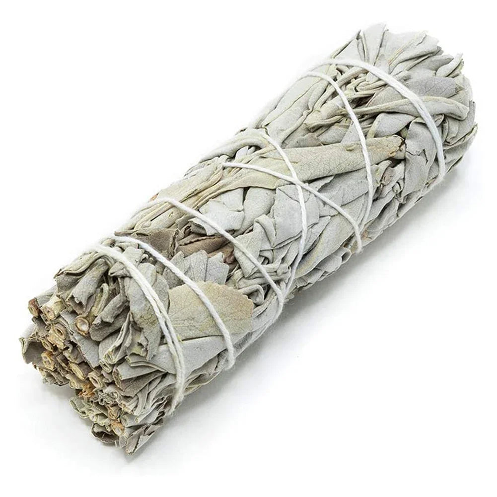 1-30Pcs Natural White Sage Bundle Smudge Sticks Purification Spiritual Incense Sticks Meditation Energy Cleansing Bundles