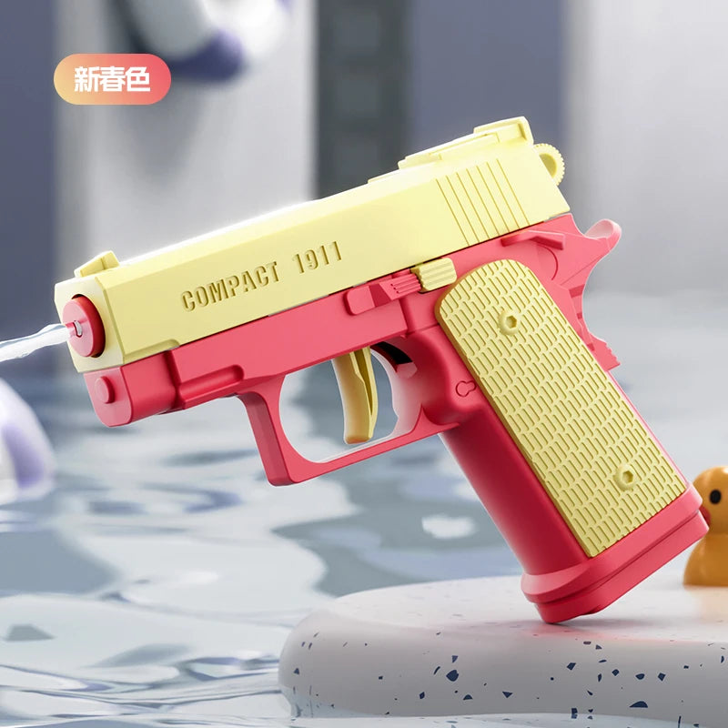 Summer Fully Water Gun Rechargeable Long-Range Continuous Firing Space Party Game Splashing Kids Toy Boy Gift