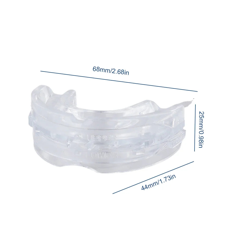 Reusable Anti Snore Mouth Guard with Storage Box Teeth Grinding Splint Anti Snoring Mouthpiece Improve Sleep Quality