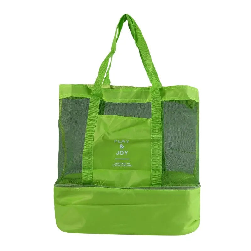 Tote Waterproof Bento Bag Swimming Bag Travel Storage Beach Bags Insulated Double Layer Picnic Ice Bag