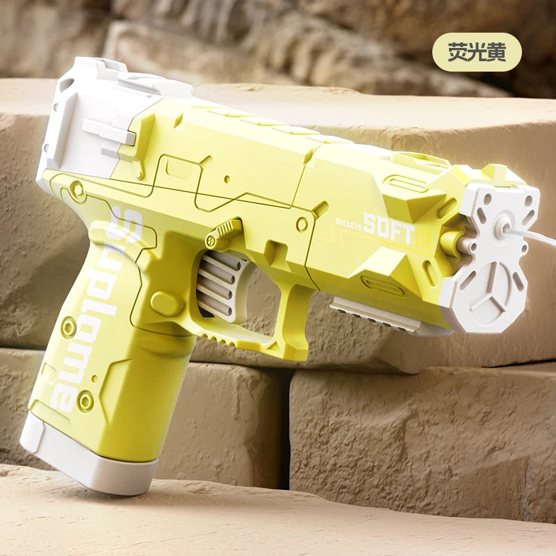 Summer Fully Water Gun Rechargeable Long-Range Continuous Firing Space Party Game Splashing Kids Toy Boy Gift