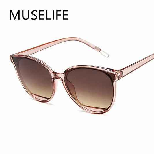 New Arrival 2025 Fashion Sunglasses Women Vintage Metal Mirror Classic Vintage Sun Glasses Female Oculos De Sol Feminino UV400