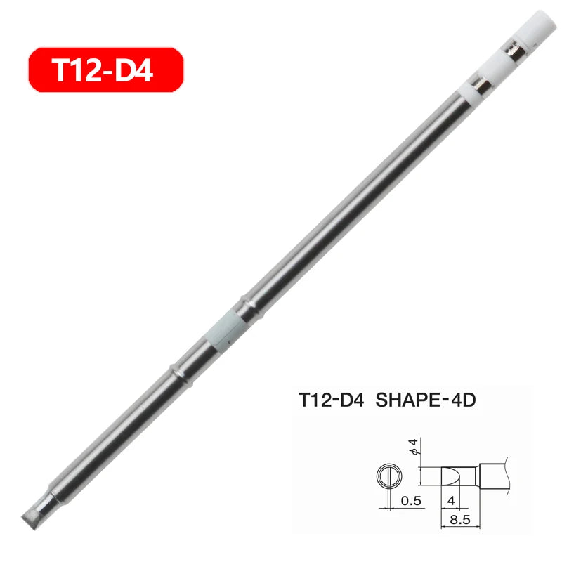 1pc T12 Soldering Iron tips Replacement Various models of Tip Electric Soldering Iron Tip T12- D4  D52 J02 JS02 BC3 CF4 KF KL