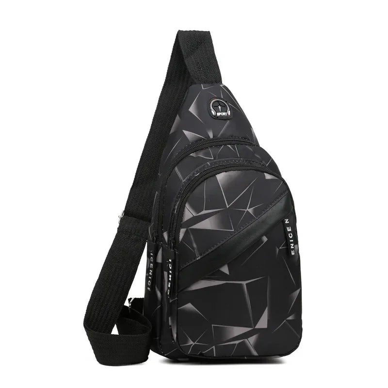 Men's Chest Bag Is Simple And Multifunctional