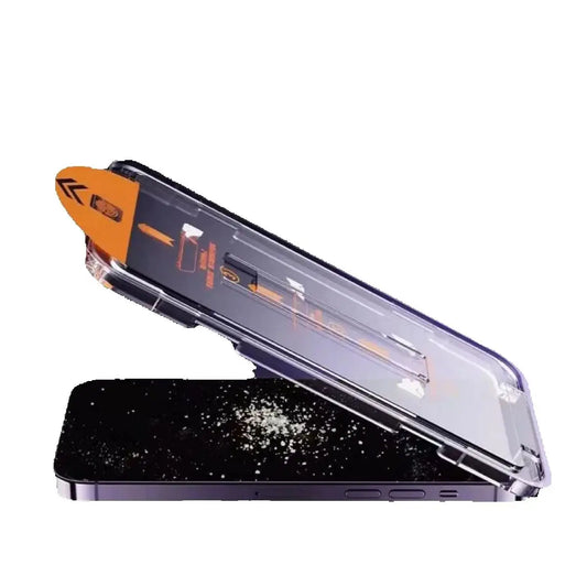 Ultimate Premium Tempered Glass Screen Protector for iPhone 16, 15 Pro Max, 14 Plus, 13, 12, 11, XR, XS, X - Effortless Dust-Free Installation with Complete Protection