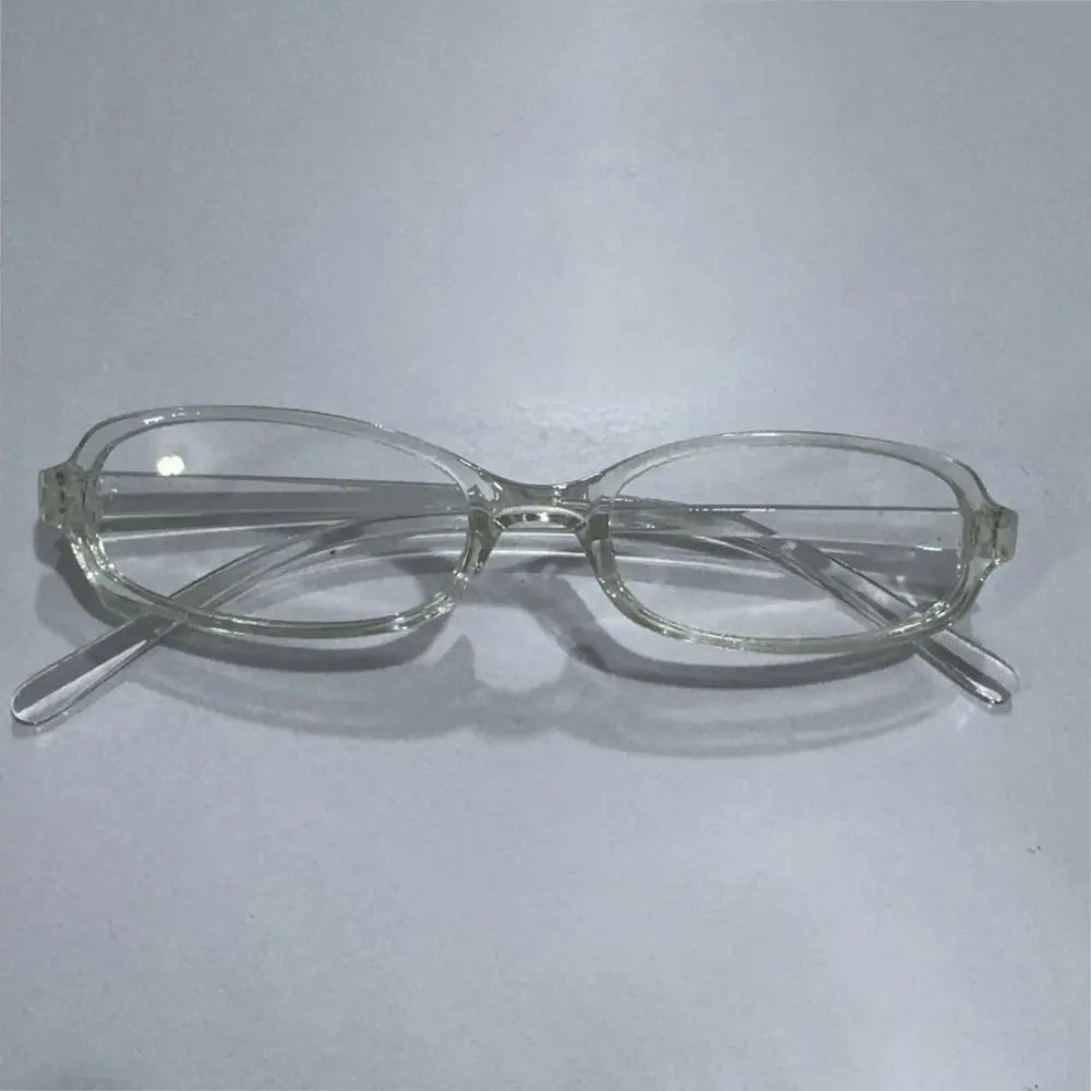 Y2K Women Retro Small Square Frame Glasses Ultralight Decorative Eyewear Eye Protection Computer Eyeglasses