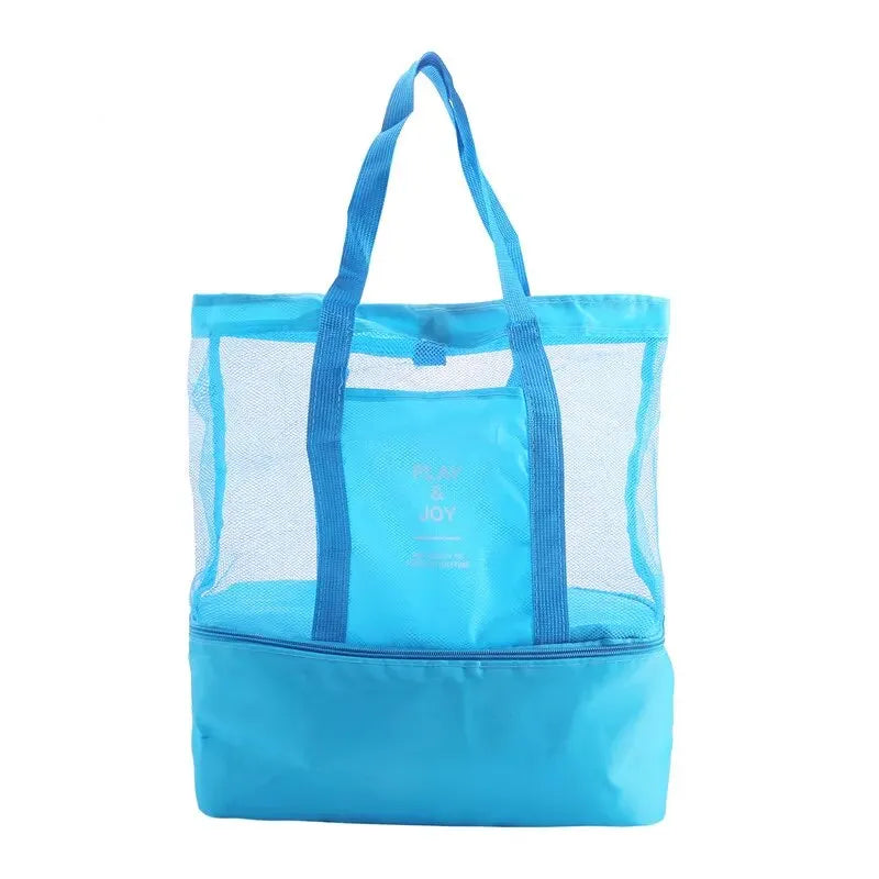 Tote Waterproof Bento Bag Swimming Bag Travel Storage Beach Bags Insulated Double Layer Picnic Ice Bag