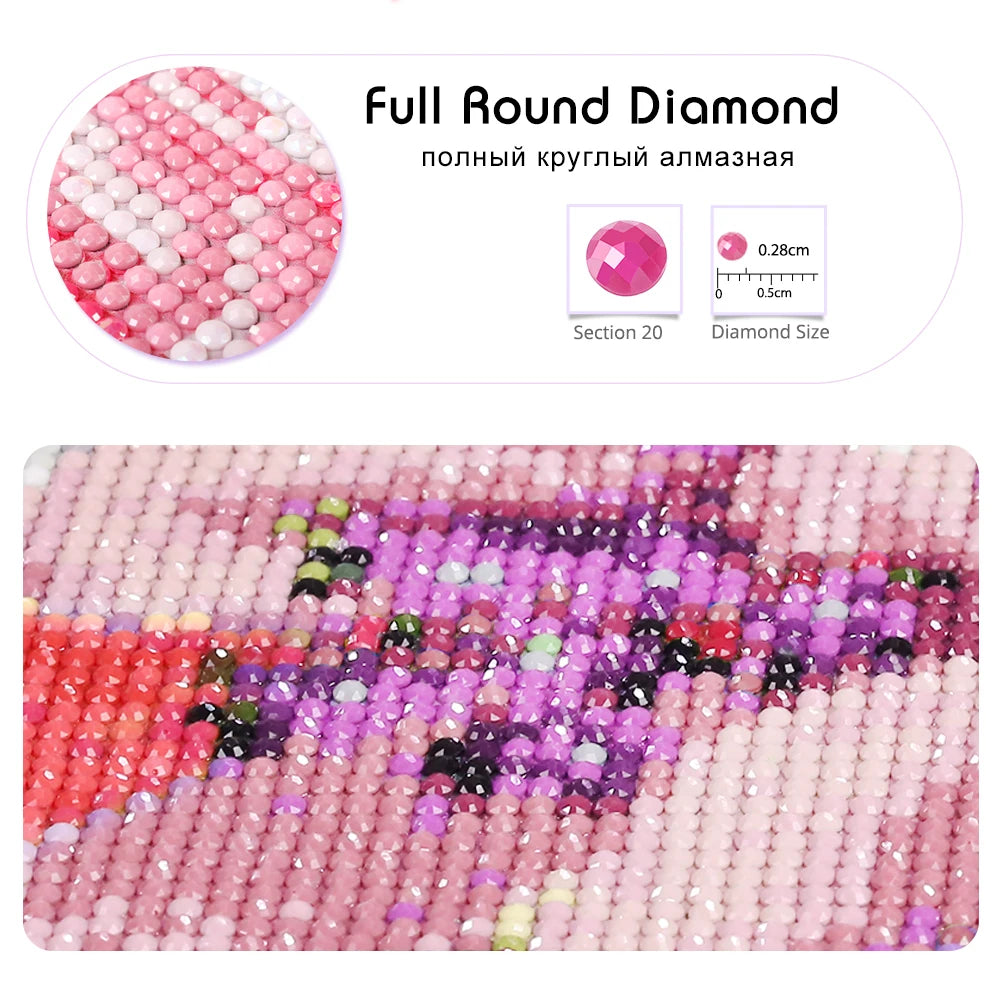 HUACAN Photo Custom Diamond Painting Cross Stitch Full Square Picture of Rhinestone DIY Diamond Mosaic Diamond Embroidery Sale