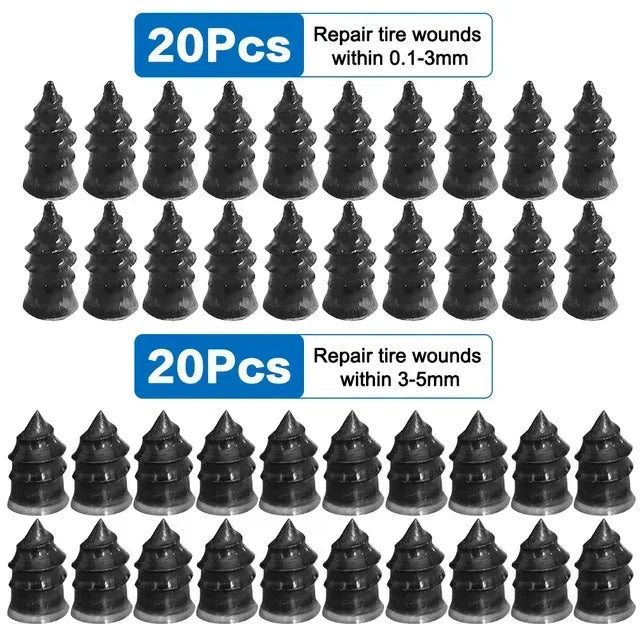 Revitalize Your Ride with the Ultimate Tire Puncture Repair Nail Kit - Perfect for Cars, Motorcycles, Scooters & Bikes!