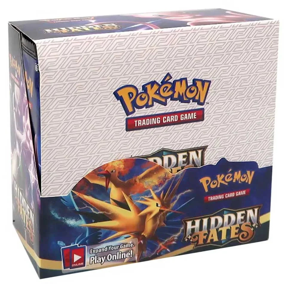 324Pcs/box Pokemon TCG: Sword & Shield Hidden fates Booster Box Collectible Trading Card Game Set