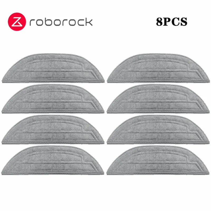 Roborock S8 MaxV Ultra Robot Vacuum Spare Parts Main Side Brushes Mop Cloths HEPA Filters Dust Bags Accessories