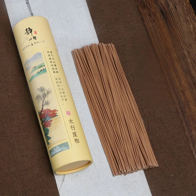 400pcs Natural Sandalwood Incense Sticks Wormwood Incense Stick Aroma Home Fragrance Bedroom Toilet Agarwood Line Aromatherapy