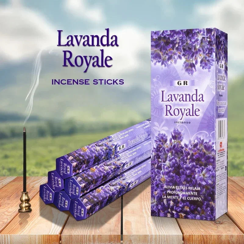 GR 20 Sticks Indian Incense White Sage Meditation Lavender Yoga Sea Breeze Love Incense Purifying Air Deodorization Aromatherapy