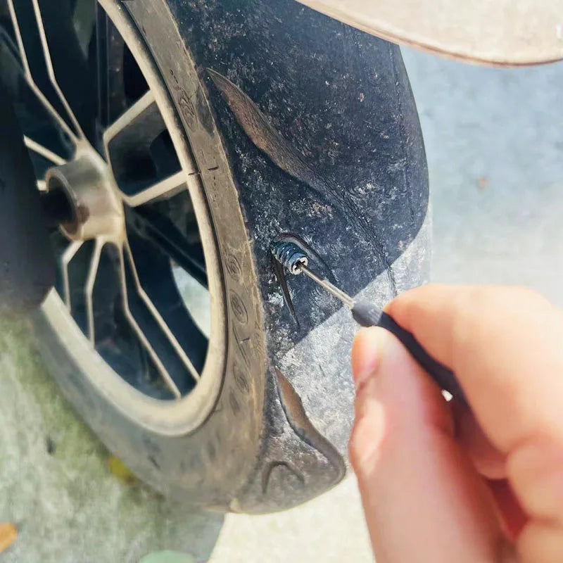 Revitalize Your Ride with the Ultimate Tire Puncture Repair Nail Kit - Perfect for Cars, Motorcycles, Scooters & Bikes!