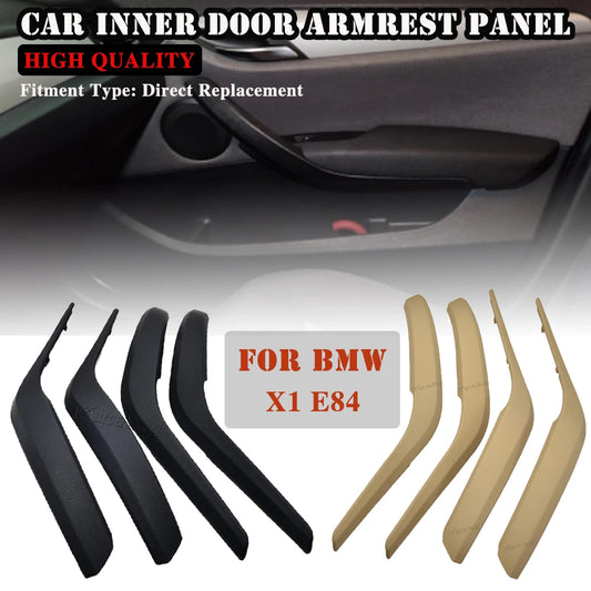 Set Car Interior Handle Inner Door Armrest Panel Pull Trim Cover For Bmw X1 E84 2010 2011 2012 2013 2014 2015 2016