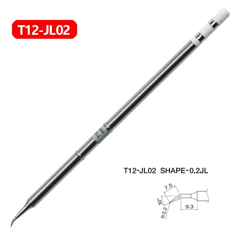 1pc T12 Soldering Iron tips Replacement Various models of Tip Electric Soldering Iron Tip T12- D4  D52 J02 JS02 BC3 CF4 KF KL