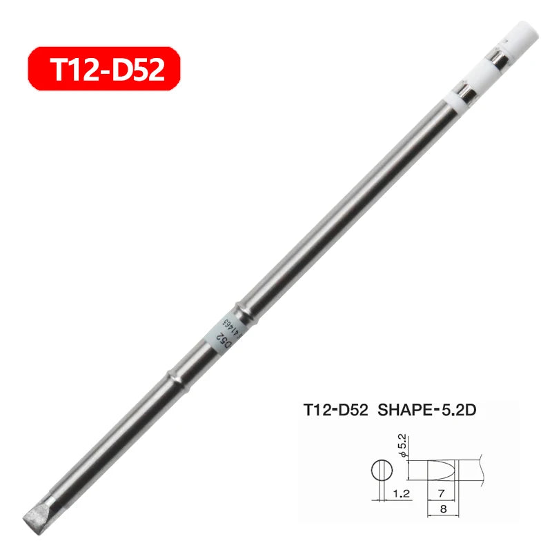 1pc T12 Soldering Iron tips Replacement Various models of Tip Electric Soldering Iron Tip T12- D4  D52 J02 JS02 BC3 CF4 KF KL