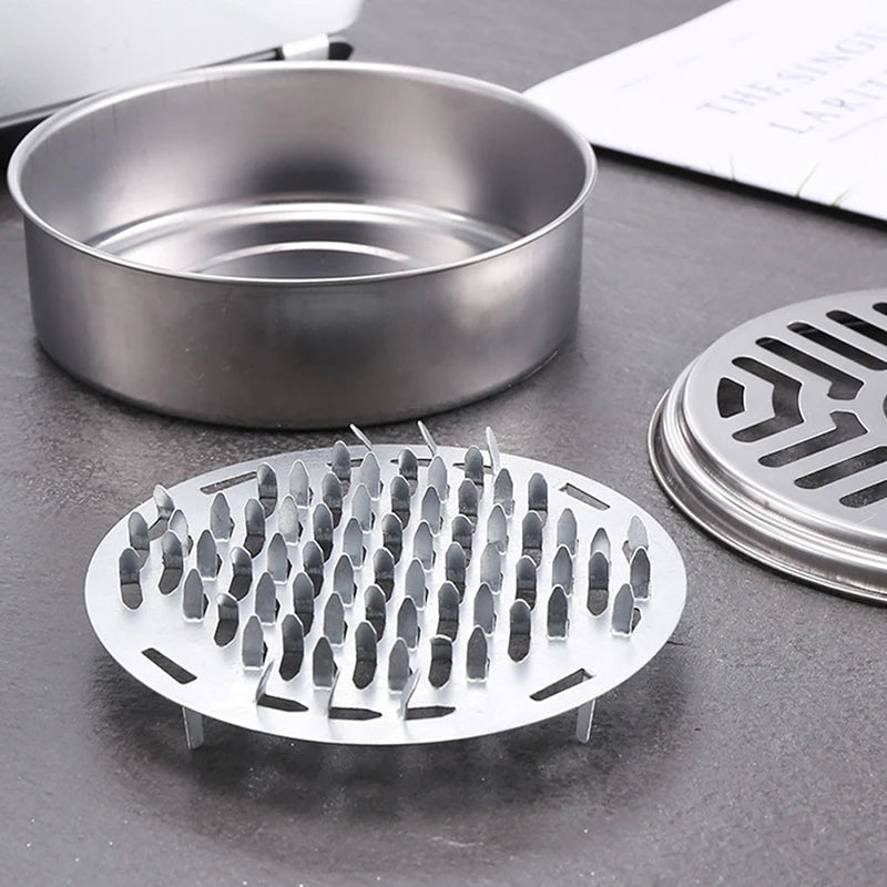 Stainless Steel Repellent Incense Plate Incense Holder Incense Plate Tray Incense Burner Box zen Home Decor for Home Outdoor