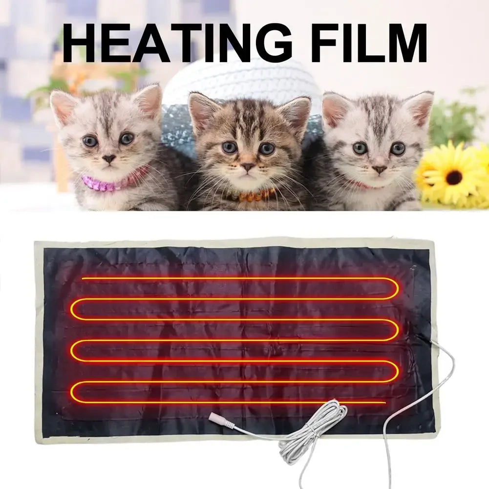 12V Folding Heating Film Warm Heated Sheet For Seat Pad Cushion Pet Warm Bed Mat Electric Heating Pad Seat Cushion Heater