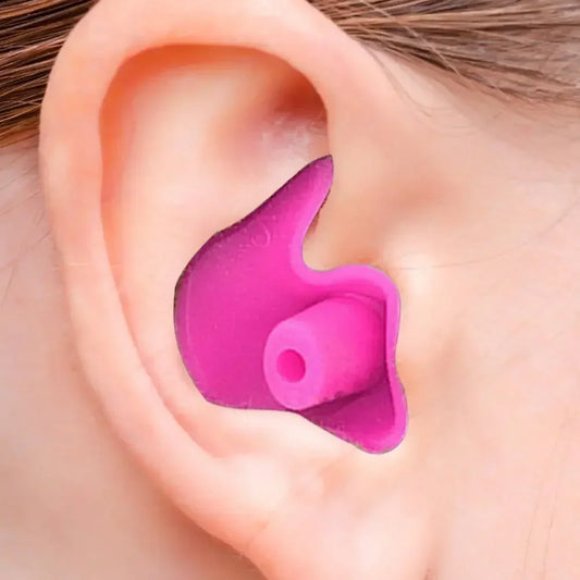 1 Pair Waterproof Soft Earplugs Silicone Portable Ear Plugs Swimming Accessories Durable Earplugs Classic Delicate Texture