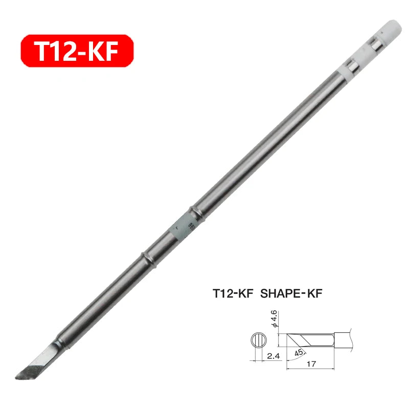 1pc T12 Soldering Iron tips Replacement Various models of Tip Electric Soldering Iron Tip T12- D4  D52 J02 JS02 BC3 CF4 KF KL