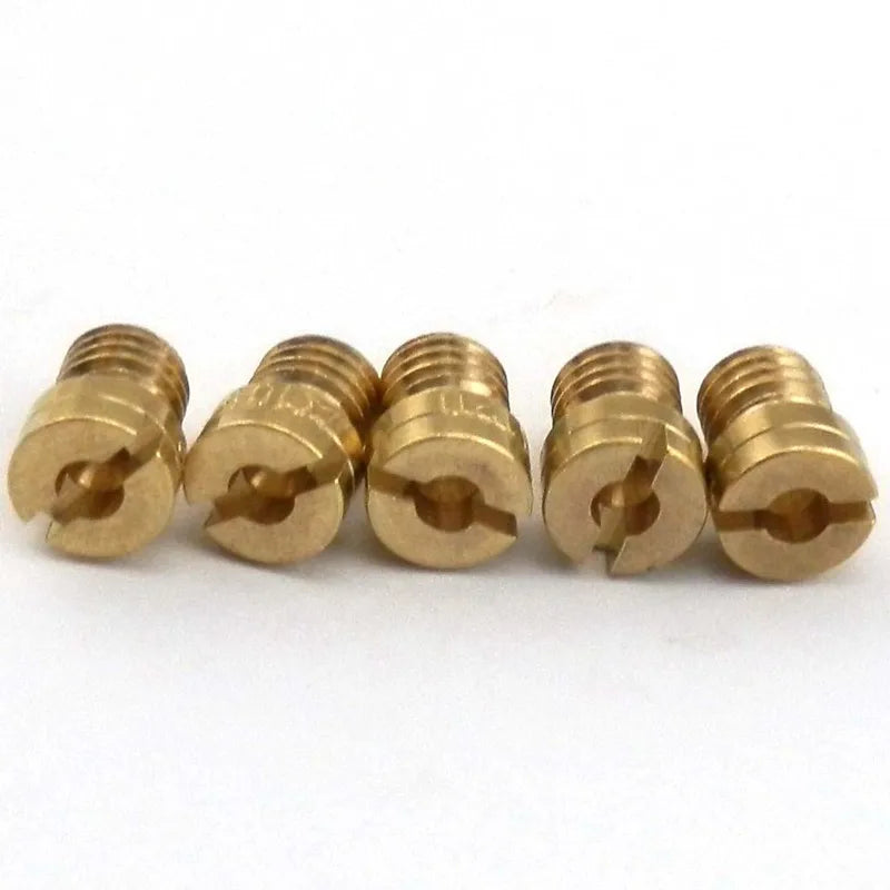 Pack of 10 Pieces 4mm 5mm Main Jet M4 M5 for GY6 50cc 139QMB PZ19 Keihin OKO KOSO PWK Mikuni Keihin Carburetor