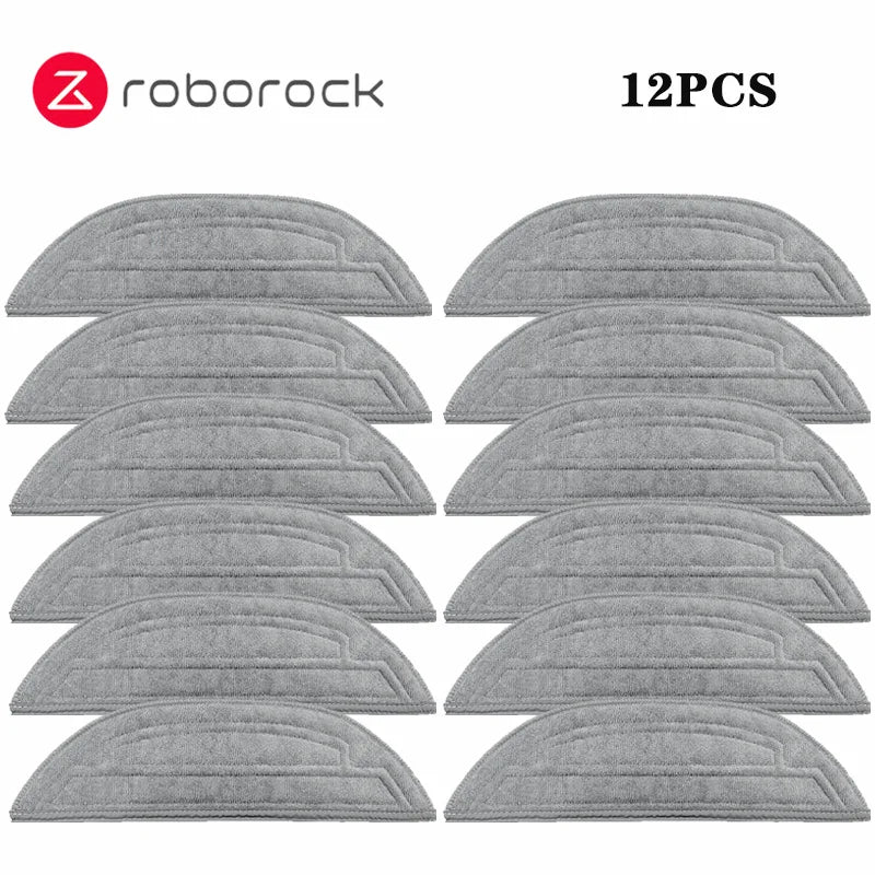 Roborock S8 MaxV Ultra Robot Vacuum Spare Parts Main Side Brushes Mop Cloths HEPA Filters Dust Bags Accessories