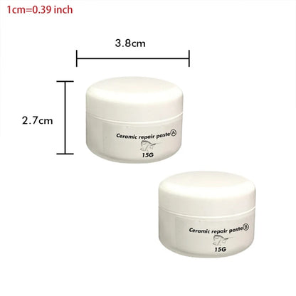 Ceramic Repair Paste Tub Tile & Shower Porcelain Repair for Crack Chip Ceramic Bathroom Tub Floor Ceramic Repair