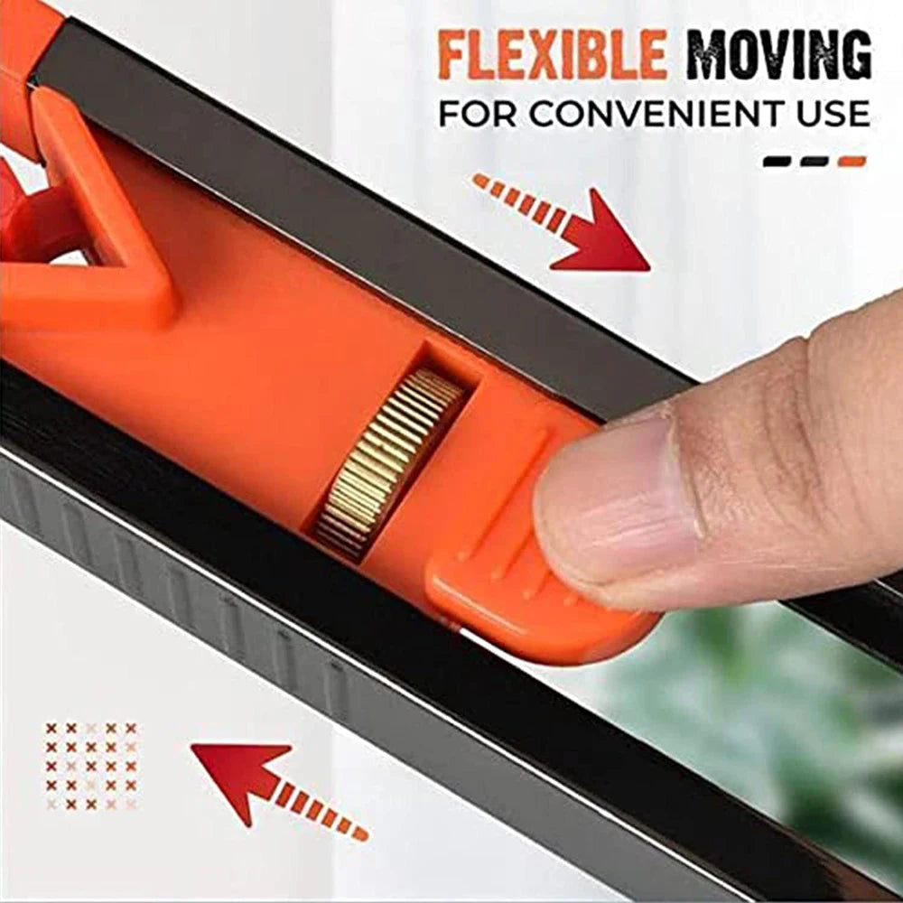 New Profile Scribing Ruler Contour Gauge with Lock Adjustable Locking Precise Woodworking Measuring Gauge Profile Duplicator