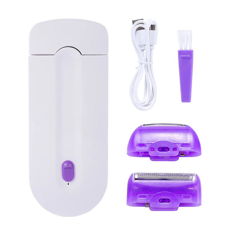 Professional Painless Hair Removal Kit Laser Touch Epilator USB Rechargeable Women Body Face Leg Bikini Hand Shaver Hair Remover